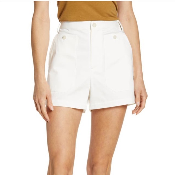 NWOT NILI LOTAN Augusta Cotton Shorts - Picture 1 of 7